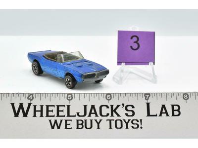 Custom Firebird #3 Blue 1968 Hot Wheels Mattel Vintage Redline RL