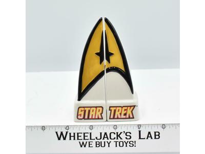 Command Insignia Salt &amp; Pepper Shakers Star Trek 2012 Westland Giftware MIB