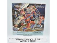 Rodimus Wreck-Gar Insert Poster Glow In The Dark 1986 G1 Transformers Vintage