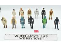 Lot of 12 #3 Star Wars 1980's Kenner Vintage Action Figures