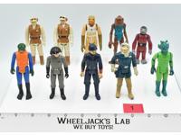 Lot of 10 #1 Star Wars 1980's Kenner Vintage Action Figures