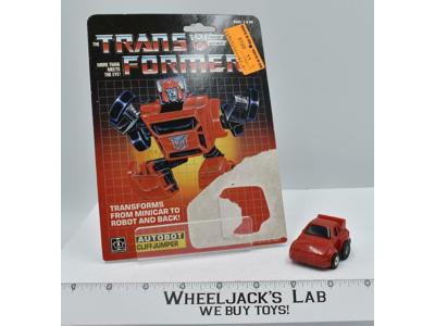 Clliffjumper RED 100% Complete W/CARDBACK 1984 Vintage G1 Transformers