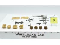 Lot Battle Gear Accessory 1 Set 6 1983 Weapons GI Joe Vintage Action Figure