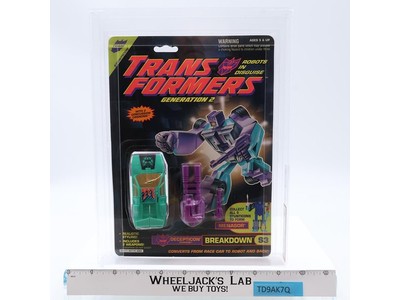 Breakdown AFA GRADED 80 80/85/90 G2 Transformers Botcon 1994 Hasbro NEW SEALED