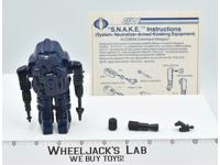 S.N.A.K.E. SNAKE Armor Suit Blue 100% Complete 1985 GI Joe Cobra Hasbro