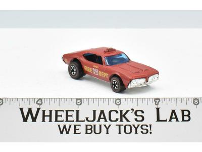 Fire Chief Red Oldsmobile 442 Hot Wheels Redline Vintage 1969 Hong Kong