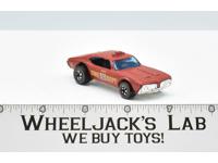 Fire Chief Red Oldsmobile 442 Hot Wheels Redline Vintage 1969 Hong Kong
