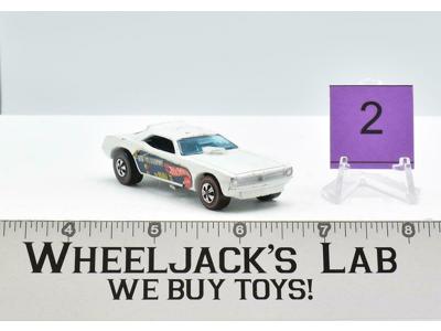 Snake 2 #2 White 1969 Mattel Vintage Hot Wheels Redlines