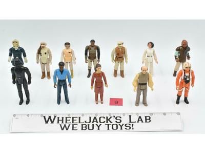 Lot of 12 #9 Star Wars 1980's Kenner Vintage Action Figures