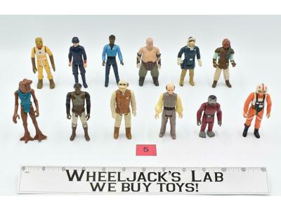 Lot of 12 #5 Star Wars 1980's Kenner Vintage Action Figures