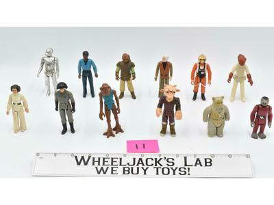 Lot of 12 #11 Star Wars 1980's Kenner Vintage Action Figures