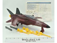 Python Conquest X-30 Jet 100% Complete 1989 GI Joe Vintage Vehicle Action Hasbro