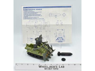 Bomb Disposal 1985 GI Joe ARAH Action Figure Vehicle Vintage