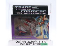 Starscream AFA GRADED 75+ 75/80/90 G1 Transformers 1984 Hasbro NEW SEALED
