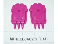 Piranacon Snaptrap Feet Foot Pair Vintage Hasbro 1988 G1 Transformers