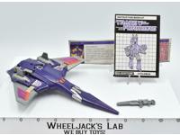 Cyclonus PURPLE EARS 100% Complete 1986 Vintage Hasbro G1 Transformers