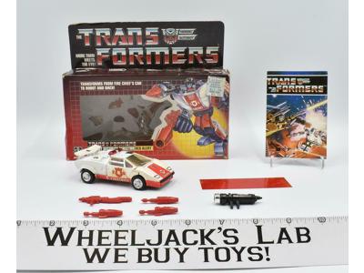 Red Alert 100% Complete Boxed 1985 Vintage Hasbro Action Figure G1 Transformers