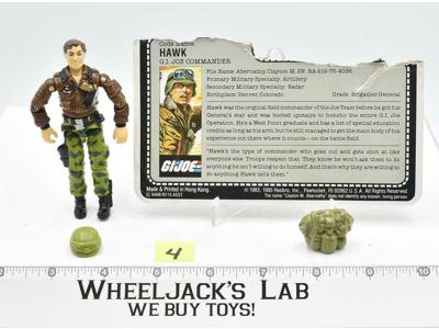 Hawk #4 V2 1986 GI Joe ARAH Vintage Hasbro Action Figure