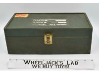 Wooden Footlocker Foot Locker W/Tray GREEN 1964 GI Joe ARAH Hasbro Vintage