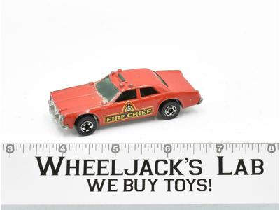 Fire Chief #5 Red 1977 Mattel Vintage Hot Wheels Blackwall