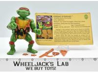 Raphael #1 SOFT HEAD 100% Complete Teenage Mutant Ninja Turtle 1988 Playmates