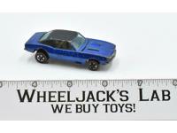 Custom Camaro Blue Black Painted Roof 1968 Redline Hot Wheels Mattel Vintage RL