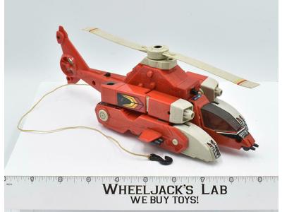 Flybot Powerbots Transforming Helicopter 1985 Mattel Action Figure Vintage