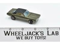 Custom Cougar Olive 1968 Hot Wheels Mattel Vintage Redline RL