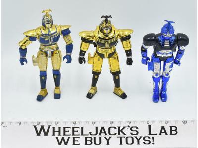 Lot of 3 Beetleborg Saban 1997 Bandai 6" Action Figures