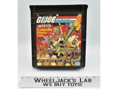 GI Joe Collector Display Case Complete 1983 Vintage Hasbro Vintage