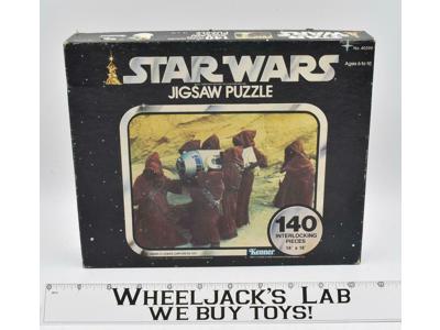 Star Wars Jigsaw Puzzle Complete 140 Interlocking Pieces 14"x18" 1977 Kenner