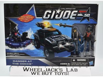 Danger at the Docks G.I. Joe 50th Anniversary 2014 Hasbro NEW MISB SEALED
