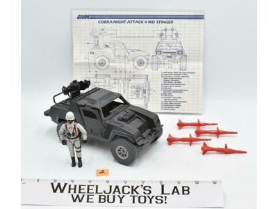 Cobra Night Attack #2 100% Complete Stinger 1984 Hasbro Vintage Vehicle ARAH