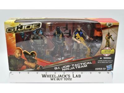 Tactical Ninja Team Figure Set G.I. Joe Retaliation 2012 Hasbro NEW MOSC SEALED