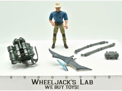 Dr. Alan Grant Aerial Net Trap Jurassic Park 1993 Kenner Vintage Action Figure