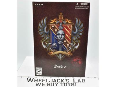 Destro James McCullen G.I. Joe Rise of Cobra SDCC 2009 Hasbro Action Figure MIB