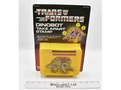 Dinobot Take Apart Stamp MOSC NEW 1985 Vintage HG Toys G1 Transformers