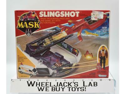 Slingshot SEALED NEW Ace Riker 1986 MASK M.A.S.K. Kenner Action Figure Vehicle