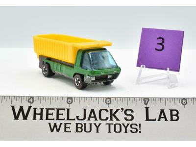 The Heavyweights Dump Truck #3 Green 1969 Hot Wheels Mattel Vintage Redline RL