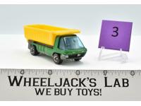 The Heavyweights Dump Truck #3 Green 1969 Hot Wheels Mattel Vintage Redline RL