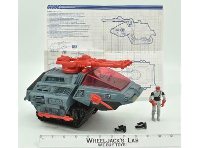 Cobra HISS II &amp; Driver 100% Complete ARAH 1989 GI Joe Hasbro Vintage
