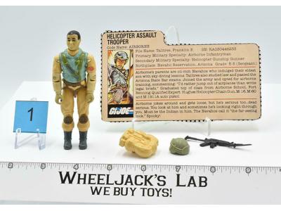 Airborne #1 V1 100% Complete GI Joe 1983 Vintage Hasbro Action Figure ARAH