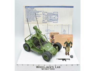 A.W.E. Striker &amp; Crankcase 100% Complete 1985 GI Joe ARAH Hasbro Action Vehicle