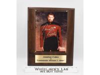 Commander William T. Riker Star Trek The Next Generation AUTOGRAPHED Plaque