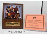 The Cast of Star Trek The Next Generation AUTOGRAPHED Plague