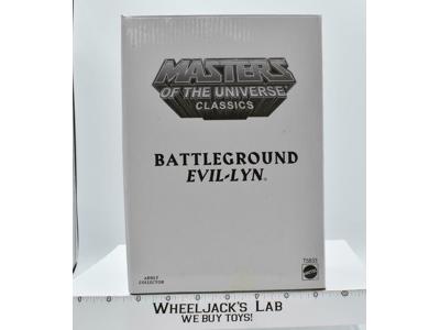 Battleground Evil-Lyn Mailer Box ONLY He-Man Masters of the Universe MOTUC 2011