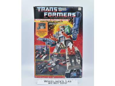 Fortress Maximus NR MINT FIGURE 100% Complete MIB 1986 Vintage G1 Transformers
