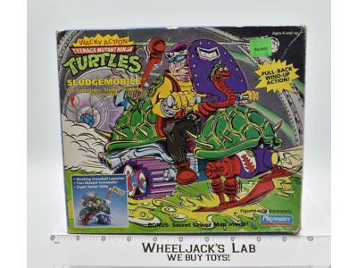 Sludgemobile 100% Complete W/Box Teenage Mutant Ninja Turtle 1990 Playmates Toys