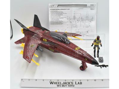 Conquest X-30 &amp; Python Patrol Driver Complete 2009 G.I. Joe Action Figure ARAH