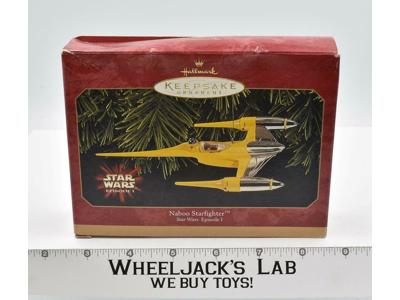 Naboo Starfighter Star Wars Hallmark Keepsake Ornament 1999 MIB Christmas
